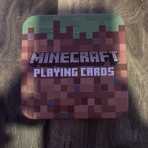 2020 Paladone Mojang Minecraft Playing Cards In Metal Tin